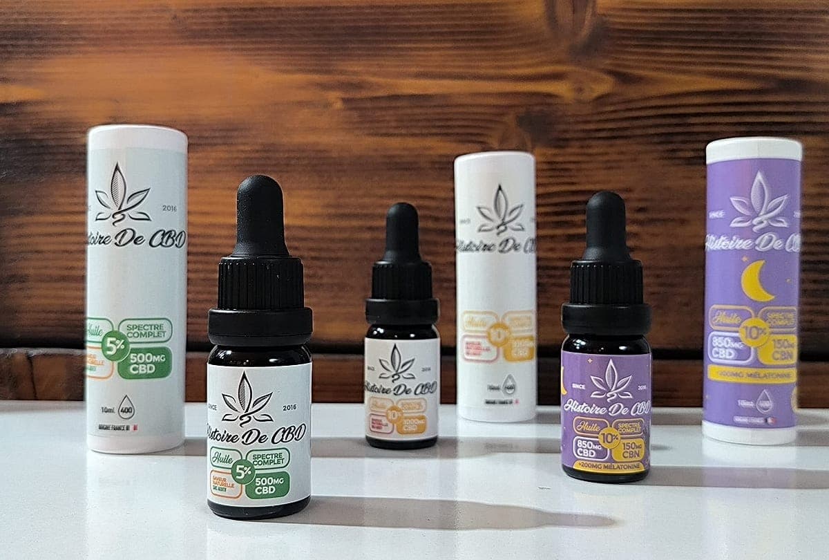 Huiles CBD full spectrum - boutique Lyon Terreaux